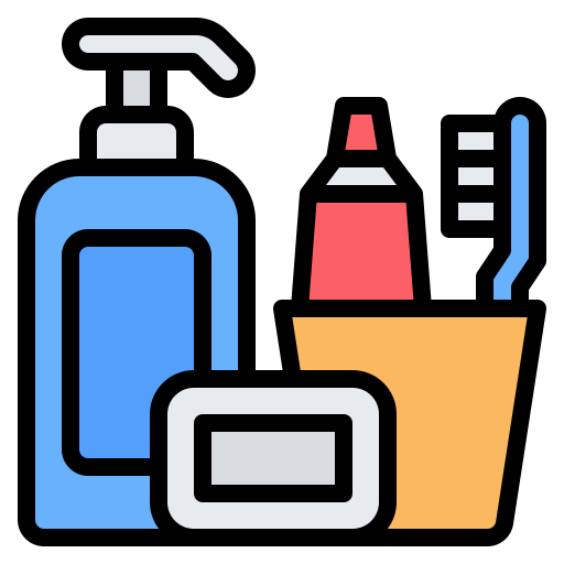 toiletries for comfort freshness feel