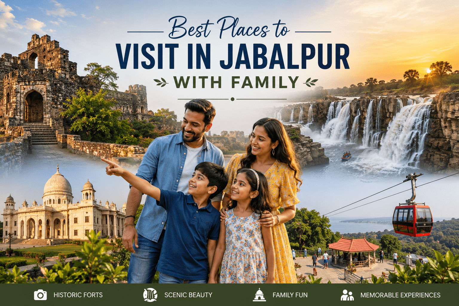 places to visit in Jabalpur with family